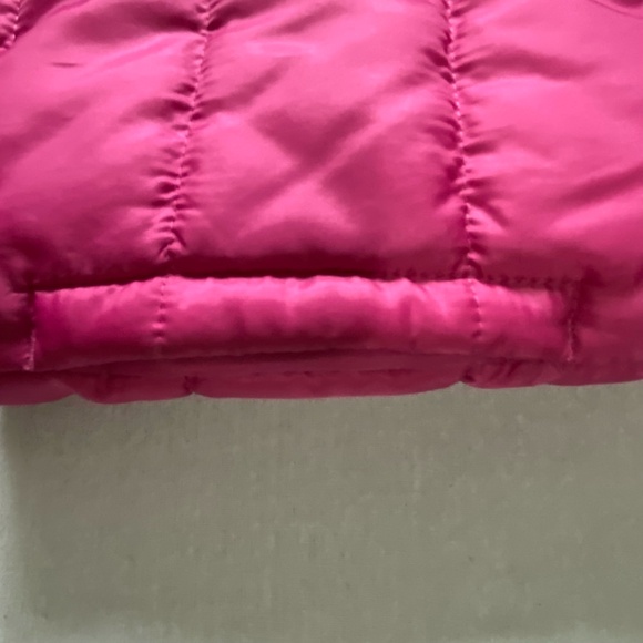 Osh Kosh Girls Pink Sz 3T Puffy Vest & Kombi Pink Heart Fleece Lined Hat. - Picture 11 of 15